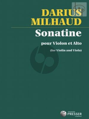 Sonatine Op.226 Violin and Viola