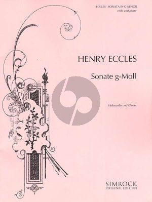 Eccles Sonata g minor cello-piano (Alfred Moffat)
