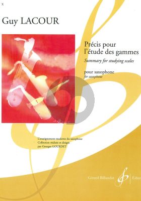 Precis pour l'Etude des Gammes Saxophone