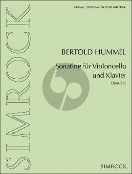 Hummel Sonatine Op. 35c Violoncello und Klavier (1971)