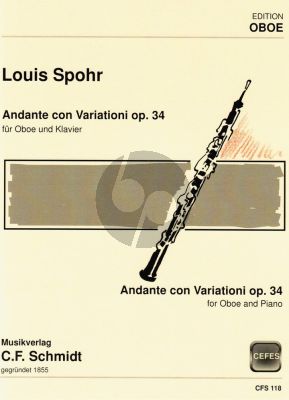 Spohr Andante con Variazioni Op. 34 Oboe und Klavier