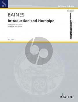 Baines Introduction and Hornpipe for Bassoon and Piano