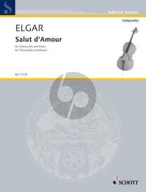 Elgar Salut d'Amour Op.12 Violoncello-Piano