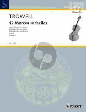 12 Morceaux Faciles Op.4 Vol.3 Cello-Piano