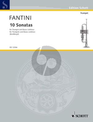 Fantini 10 Sonatas Trumpet[Bb/C]-Bc (edited by Austin Boothroyd)