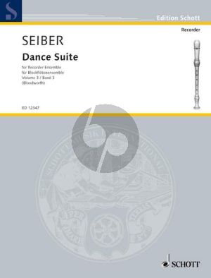 Seiber Dance Suite Vol.3 4 Recorders (SATB) (Score/Parts)