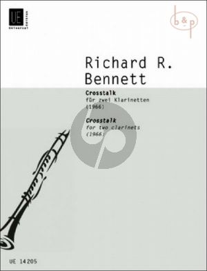 Bennett Crosstalk for 2 Clarinets (1966) (grade 3 - 4)