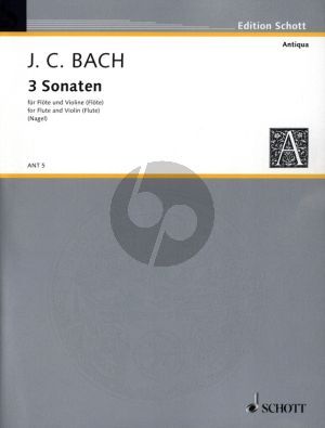 Bach  Sonaten fur Flote und Violine [Flote] (Herausgeber Frank Nagel)