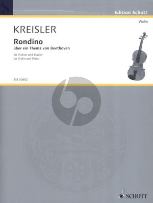 Kreisler Rondino on a theme of Beethoven Violine und Klavier (Grade 2 - 3)