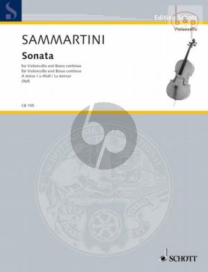 Sammartini Sonata a-minor Violoncello and Bc (Hugo Ruf)