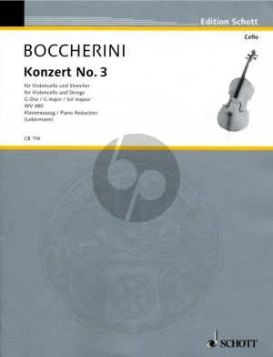 Boccherini  Concerto No.3 G-major (WV 480) for Violoncello and Piano (Edited and Cadenzas by Walter Lebermann)