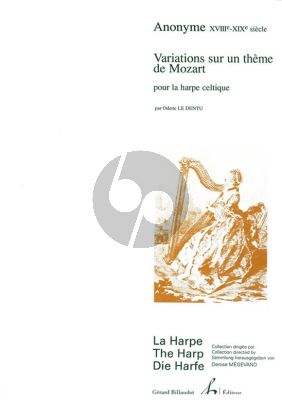 Anonymus Variations sur un theme de Mozart pour Harpe (le Dentu) (Moyen)