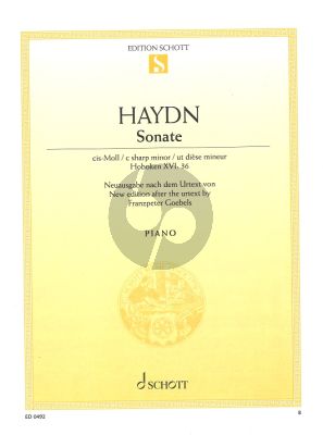 Joseph Haydn Sonate Hob.XVI:36 Klavier