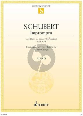 schubert Impromptu op.90 nr.3 Klavier
