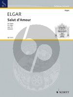 Elgar Salut d'Amour op.12 Organ