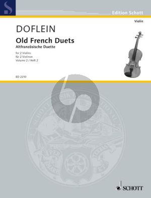 Altfranzosische Duette Vol.2 2 Violinen (Doflein)