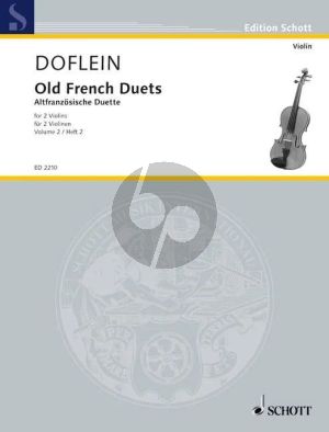 Album Altfranzosische Duette Vol.2 fur 2 Violinen (Doflein) Spielpartitur (Grade 3)