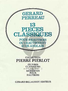 Perreau 13 Pieces Classiques pour 2 Hautbois