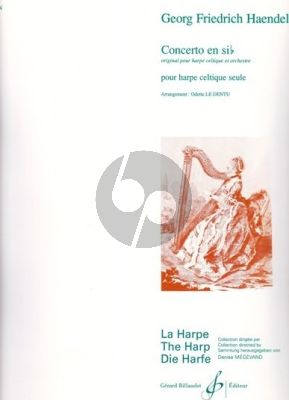 Handel Concert Si bemol majeur Op.4 No.6 Harpe (Le Dentu)
