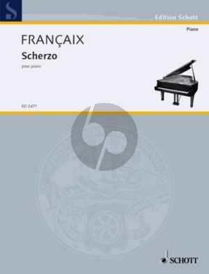 Francaix Scherzo Piano solo