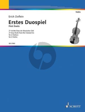 Erstes Duospiel 2 Violins (First Duets from the Classic Era) (arr. Erich Doflein)