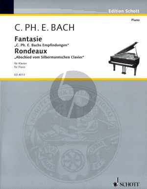 C.Ph.E. Bach 2 Klavierstucke Fantasy "C.P.E. Bachs Empfindungen" und "Abschied vom Silbermannschen Clavier" (Edited by Alfred Kreutz)