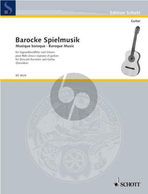 Barocke Spielmusik Sopran[Tenor]Blockflöte-Gitarre (Hubert Zanoskar)
