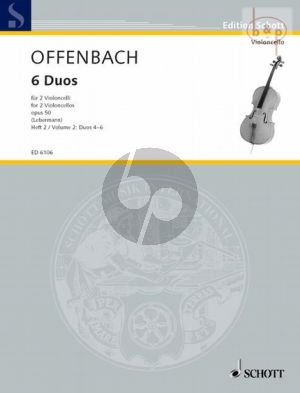 6 Duos Op. 50 Vol. 2 (No. 4 - 6) 2 Violoncellos