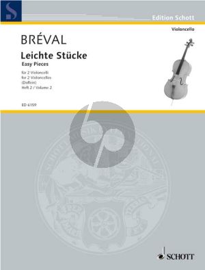 Breval Leichte Stucke vol.2 2 Violoncellos (Erich Doflein)