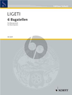 6 Bagatellen (1953) Woodwind Quintet - Score