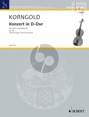 Korngold Concerto D-major Op.35 (Violin-Orch.) (piano red.)