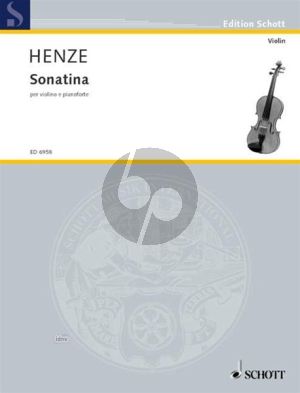 Henze Sonatine Violine und Klavier (aus dem Märchen für Musik "Pollicino")