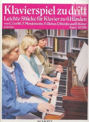 Klavierspiel zu Dritt Vol.2 Klavier 6 Hd.