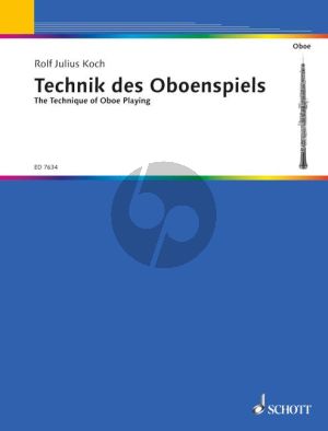 Koch Technik des Oboenspiels / The Technique of Oboe Playing