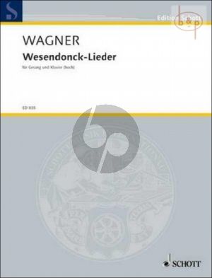 Wagner Wesendonk-Lieder WWV 91 Hohe Stimme (engl./germ.)