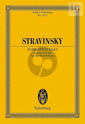 Dumbarton Oaks (Concerto E-flat) (Chamber Orch.) (Study Score)