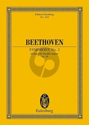 Beethoven Symphony No.2 D-major Op.36 Study Score
