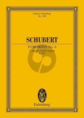 Schubert Symphonie No.6 C-dur D.589 Studienpartitur (Hermann Grabner)
