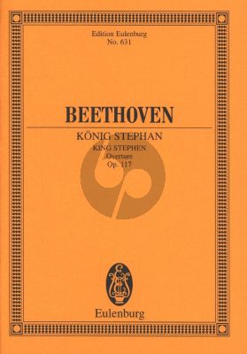 Beethoven Konig Stephan (King Stephen) Ouverture Op.117 Taschenpartitur