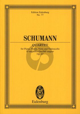 Schumann Klavierquartet Op.47 Es dur Taschenpartitur