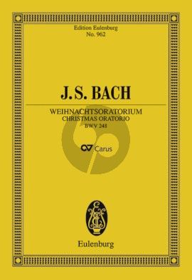 Weihnachtsoratorium BWV 248 Studienpartitur