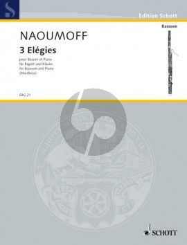 Naoumoff 3 Elegies for Bassoon and Piano (1988) (Catherine Marchese)
