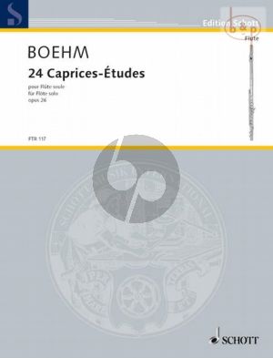 Boehm 24 Caprices-Etudes Op.26 Flöte (Nikolaus Delius)