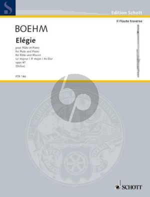Boehm Elegie As-dur Op.47 Flöte und Klavier (Nikolaus Delius)