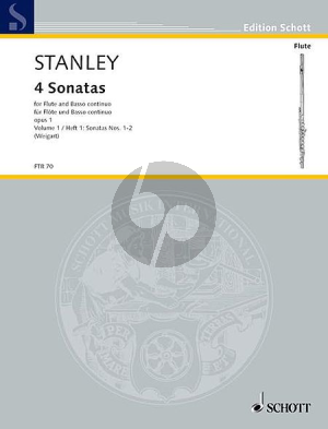 Stanley 4 Sonatas Vol.1 (G-major/g-minor) (Weigart)