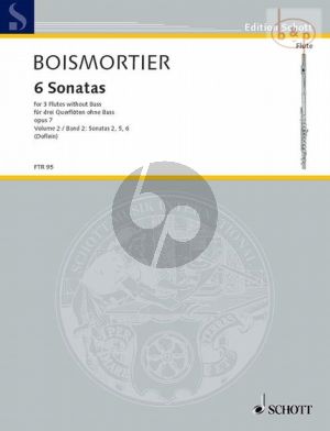 Boismortier 6 Sonaten Op.7 Vol.2 (No.2 - 5 - 6) (edited by Erich Doflein)