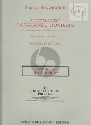 Allemande-Sarabande-Rondeau (3 Danses des cahiers de clavecin)