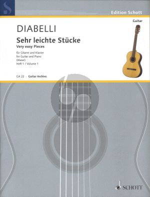 Diabelli Sehr Leichte Stucke Vol.1 (Gitarre-Klavier)