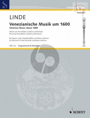 Venezianische Musik um 1600 Sopranblockflöte und Bc