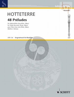 48 Preludes in 24 Tonarten Op.7 Treble Recorder